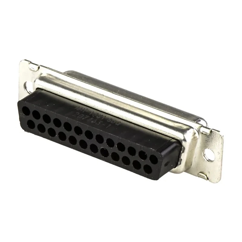 TE Connectivity AMPLIMITE HDP-20 25 Way Straight Cable D-Sub Connector with Standard Female 250V 3.7A 207463-1