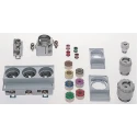 ETI 63A 13-Pole Bottle Fuse Holder for DIII Compatible Fuses, 500V AC DIIIGAUGEKIT