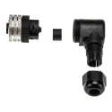 Brad from Molex Circular Connector Cable Mount Socket Female 4 Contacts M12 IP67 Micro-Change Series 1200710037