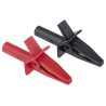RS PRO Red and Black Insulated Crocodile Clip Nickel Plated Steel Contact 20A Current 446-967