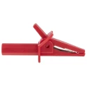 RS PRO Red and Black Insulated Crocodile Clip Nickel Plated Steel Contact 20A Current 446-967