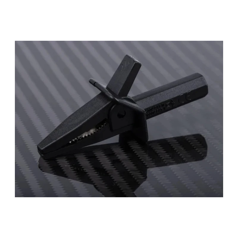 RS PRO Red and Black Insulated Crocodile Clip Nickel Plated Steel Contact 20A Current 446-967