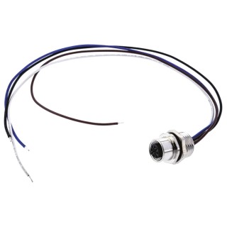 Hirschmann Female 4 Way M12 to Female 4 Way Unterminated Cable Assembly 300 mm 250V IP67 1200700395