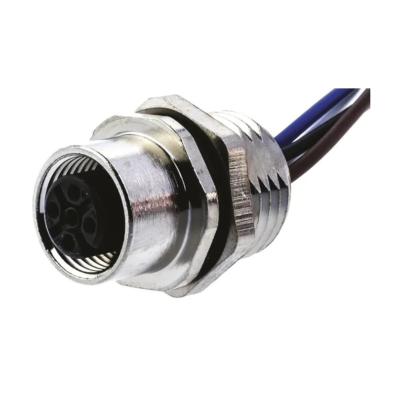 Hirschmann Female 4 Way M12 to Female 4 Way Unterminated Cable Assembly 300 mm 250V IP67 1200700395