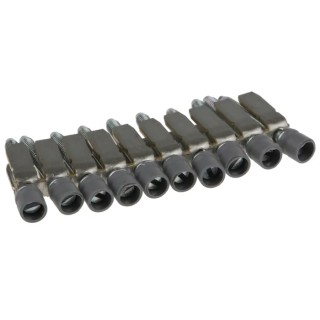 Entrelec BJMI Series Jumper Bar for Use with DIN Rail Terminal Blocks 1SNA176282R2300