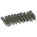 Entrelec BJMI Series Jumper Bar for Use with DIN Rail Terminal Blocks 1SNA176282R2300