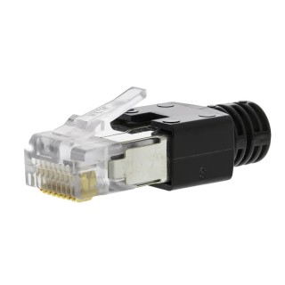 Bel-Stewart 940-SP Series RJ45 Connector Male Modular Jack Shielded Cable Mount 1 Port 8 Way RJ45 