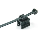 HellermannTyton Cable Tie Assembly 150 mm x 4.6 mm Grey Polyamide 66 156-00019 T50SOSEC9SD-PA66HS/PA66HIRHS-BK
