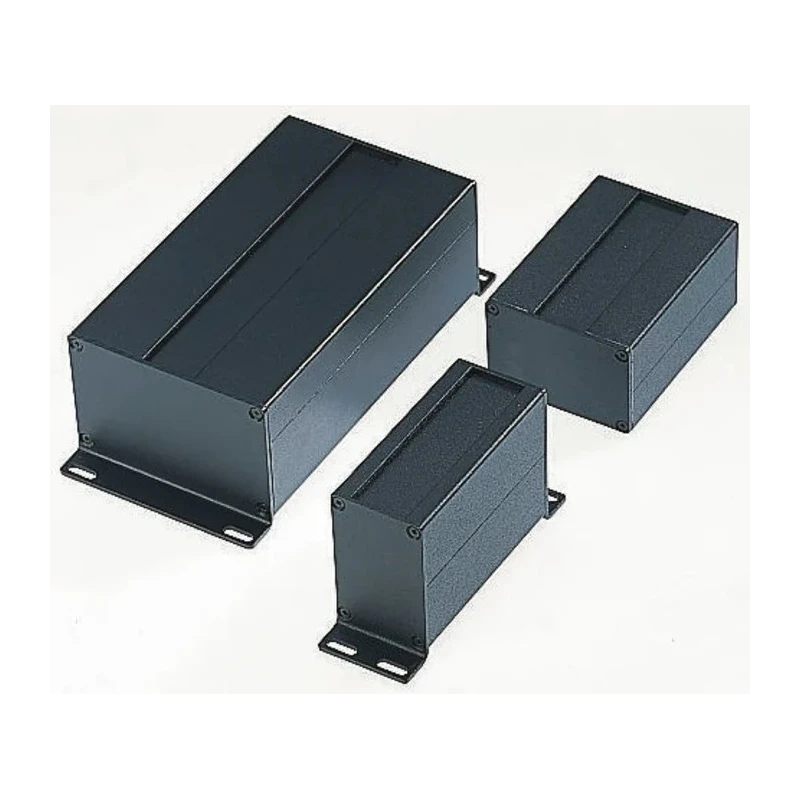 Rose Multitronic TS Series Die Cast Aluminium Enclosure IP40 Black Lid 66 mm x 66 mm x 105 mm 770462000
