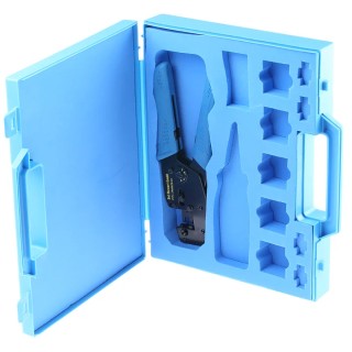 Bel-Stewart Crimp Tool Frame Adjustable Ratchet Hand Tool for Shielded Connectors 2980028-01