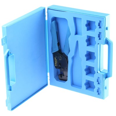 Bel-Stewart Crimp Tool Frame Adjustable Ratchet Hand Tool for Shielded Connectors 2980028-01
