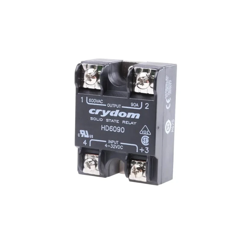 Crydom HD Series Solid State Relay Panel Mount 90A Load 660V AC Load 32V Control HD6090
