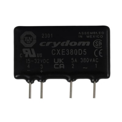 Crydom DRA1 Series Solid State Relay, 5 A Load, PCB Mount, 530 V AC Load, 32V Control DRA1