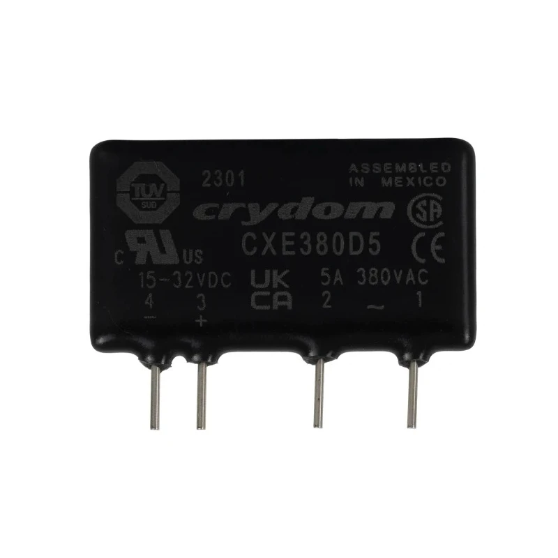 Crydom DRA1 Series Solid State Relay, 5 A Load, PCB Mount, 530 V AC Load, 32V Control DRA1