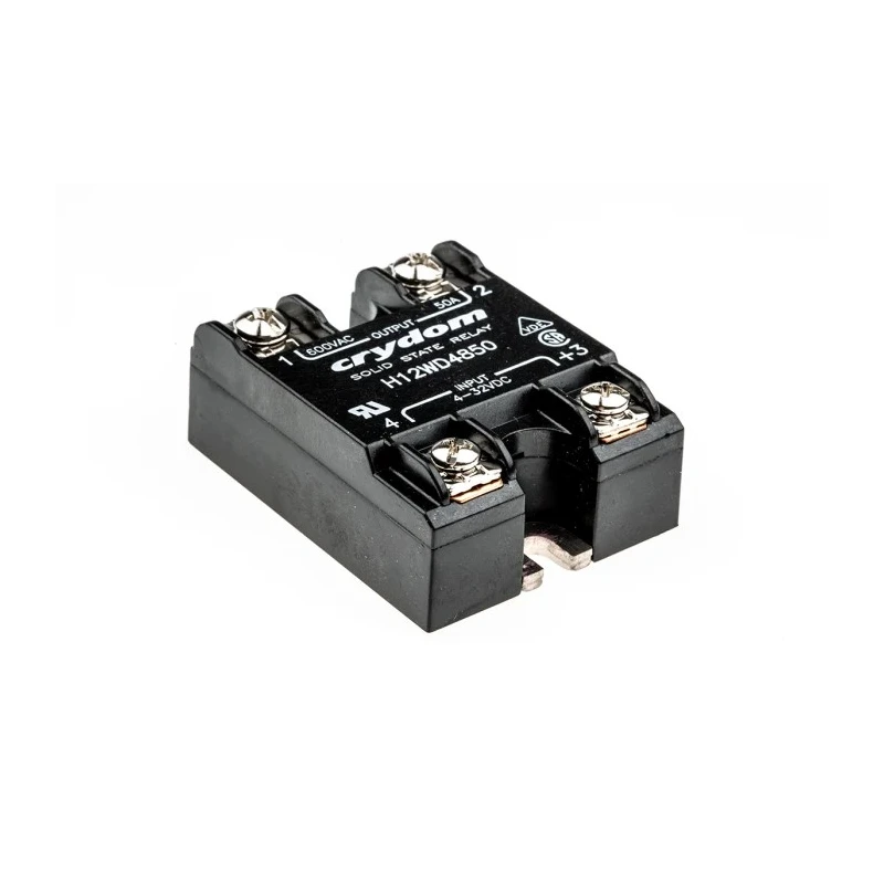 Crydom H12 Series Solid State Relay Panel Mount 50 A Load 660 V AC Load 32 V Control H12WD4850