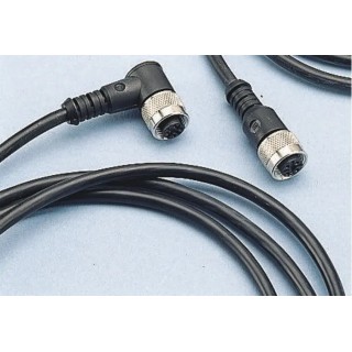 binder Sensor Actuator Cable 4 Contacts M12 Male Right Angle to Female Unterminated 2m 79 3434 13 04