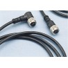 binder Sensor Actuator Cable 4 Contacts M12 Male Right Angle to Female Unterminated 2m 79 3434 13 04