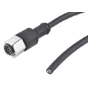 binder Male 5 Way M12 Straight to Female Unterminated Sensor Actuator Cable 5 m 79 3440 55 05