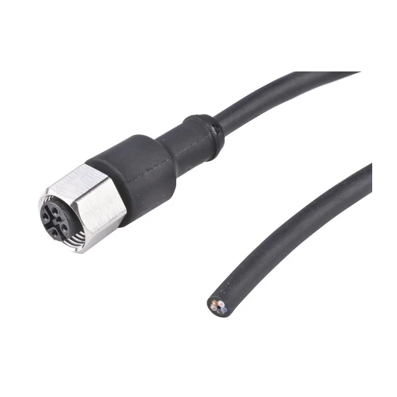 binder Male 5 Way M12 Straight to Female Unterminated Sensor Actuator Cable 5 m 79 3440 55 05