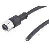 binder Male 5 Way M12 Straight to Female Unterminated Sensor Actuator Cable 5 m 79 3440 55 05