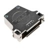 MH Connectors FMK Series Die Cast Zinc Straight D-Sub Backshell, 25 Way Strain Relief FMK3G-K201 / 1731110058