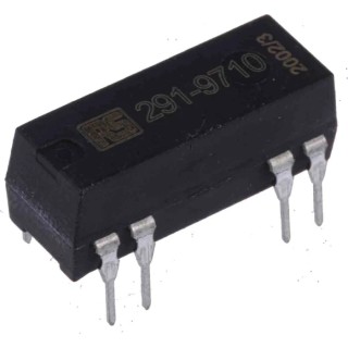 RS PRO PCB Reed Relay, 5V DC Coil, SPST Contact Configuration, 200V DC Max, 1A Max, 500Ω Coil Resistance 291-9710