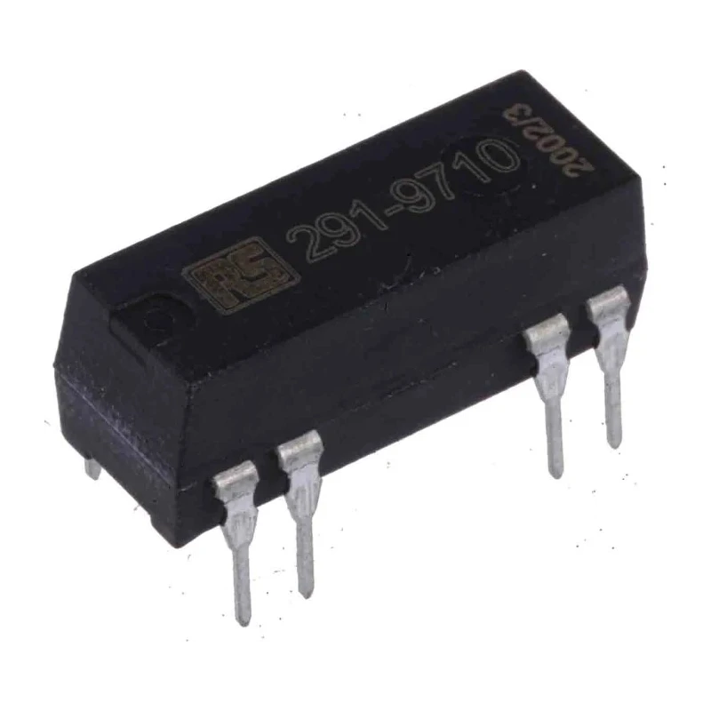 RS PRO PCB Reed Relay, 5V DC Coil, SPST Contact Configuration, 200V DC Max, 1A Max, 500Ω Coil Resistance 291-9710