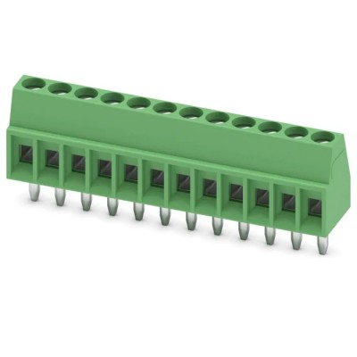 Phoenix Contact PCB Terminal Block MPT 0.5/12-2.54, Straight, 12 Contact, 2.54 mm Pitch, 400V, 8A 1725753