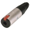 Neutrik 6.35 mm Stereo Locking Jack Connector Female 3 Contact Press Fit 50V 3A NJ3FC6
