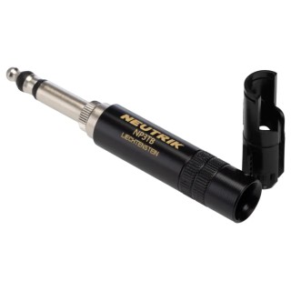 Neutrik Jack Connector 6.35 mm Cable Female Stereo 3-Way 3A Press Fit NP3TB-B