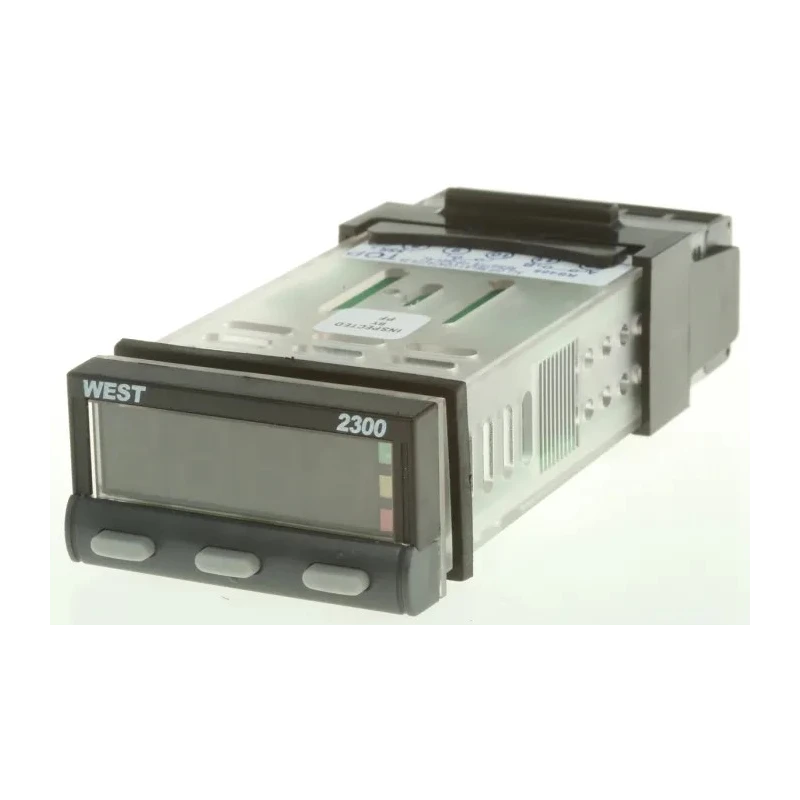 West Instruments Panel PID Temperature Controller 6 Input, 2 Output Relay and SSR On-Off Control 30V dc N2300Y1212