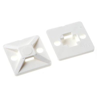 HellermannTyton White Cable Tie Mount 4.1 mm x 19mm x 19 mm 151-28359 MB3-PA66-WH
