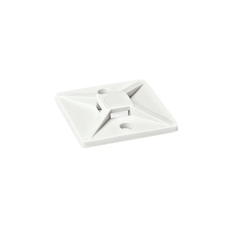 HellermannTyton White Cable Tie Mount 4.1 mm x 19mm x 19 mm 151-28359 MB3-PA66-WH