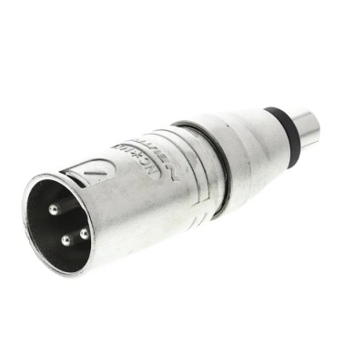 Neutrik Audio Female RCA Straight XLR AV Adapter 5V NA2MPMF