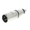 Neutrik Audio Female RCA Straight XLR AV Adapter 5V NA2MPMF