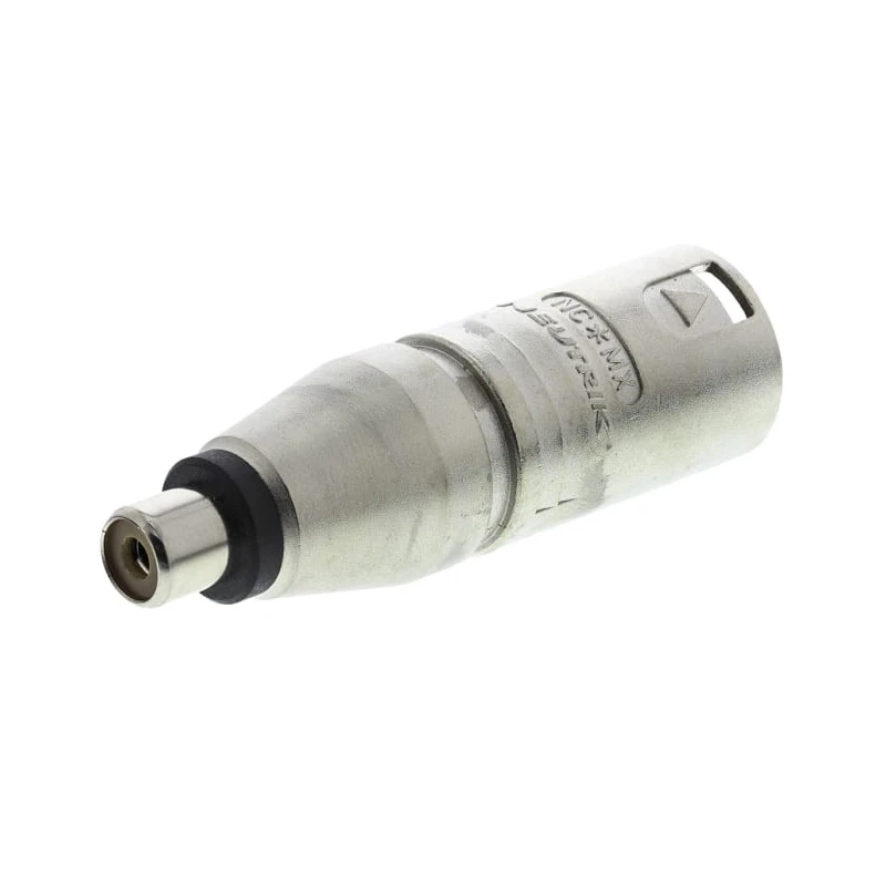 Neutrik Audio Female RCA Straight XLR AV Adapter 5V NA2MPMF