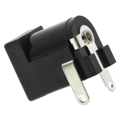 RS PRO Straight DC Power Socket 1A 12V PCB Mount Nickel Plated Brass Contacts 448-376