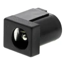RS PRO Straight DC Power Socket 1A 12V PCB Mount Nickel Plated Brass Contacts 448-376