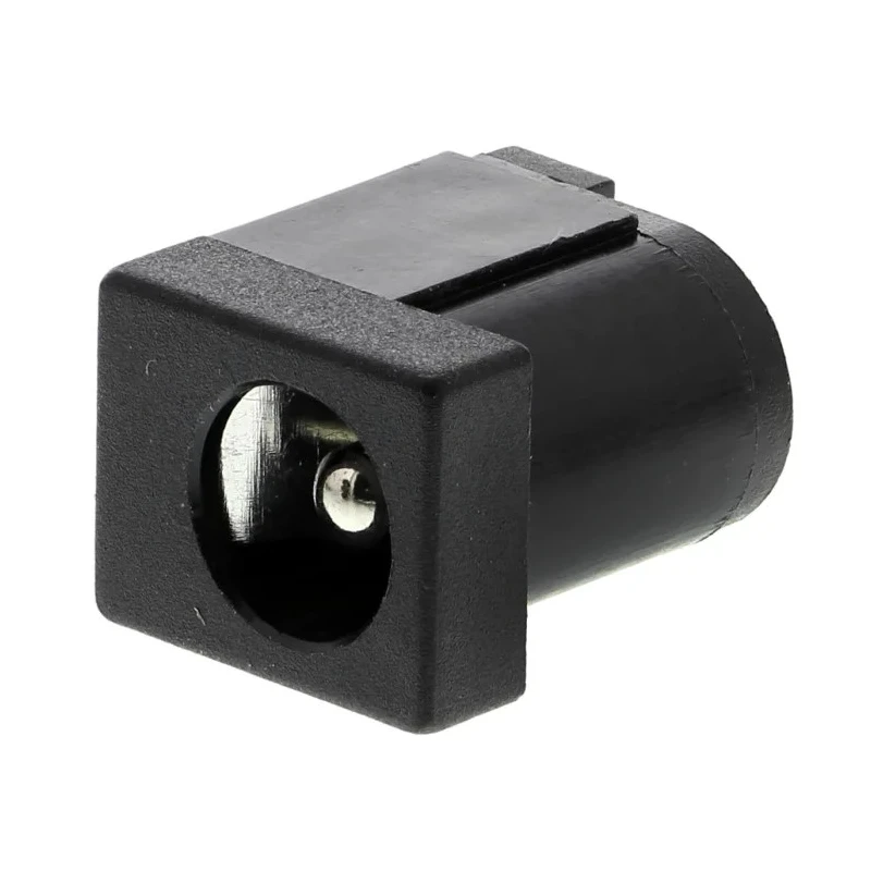 RS PRO Straight DC Power Socket 1A 12V PCB Mount Nickel Plated Brass Contacts 448-376