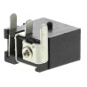 RS PRO PCB Mount Straight DC Socket Female Connector 1A 12V Nickel Contact 8mm Length 448-386