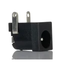 RS PRO Right Angle DC Power Socket Female, 1A Current, 12V Voltage, PCB Mount, Length 14.5mm, Nickel Plated 448-382
