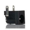RS PRO Right Angle DC Power Socket Female, 1A Current, 12V Voltage, PCB Mount, Length 14.5mm, Nickel Plated 448-382