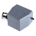 EPIC Heavy Duty Power Connector Hood HB Range 24+E Pole Format Aluminium Alloy Body IP65 10012000+12.9543