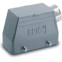 EPIC Heavy Duty Power Connector Hood 24+E Pole Format Aluminium Alloy IP65 PG21 Thread 2 Levers 10113000+12954500