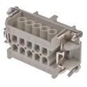 EPIC Heavy Duty Power Connector Module, 16A, H-BE Series Female 10 Contacts, 600V Cable Mount IP65 10193000