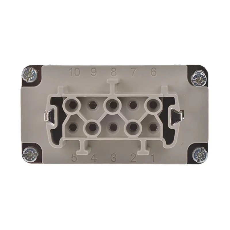 EPIC Heavy Duty Power Connector Module, 16A, H-BE Series Female 10 Contacts, 600V Cable Mount IP65 10193000