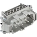 EPIC Heavy Duty Power Connector Module, 16A, H-BE Series Female 10 Contacts, 600V Cable Mount IP65 10193000