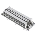 EPIC Heavy Duty Power Connector Module 16A H-BE Series Female 24 Contacts 600V 10197000