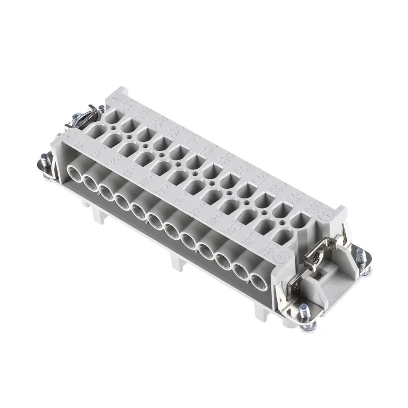 EPIC Heavy Duty Power Connector Module 16A H-BE Series Female 24 Contacts 600V 10197000