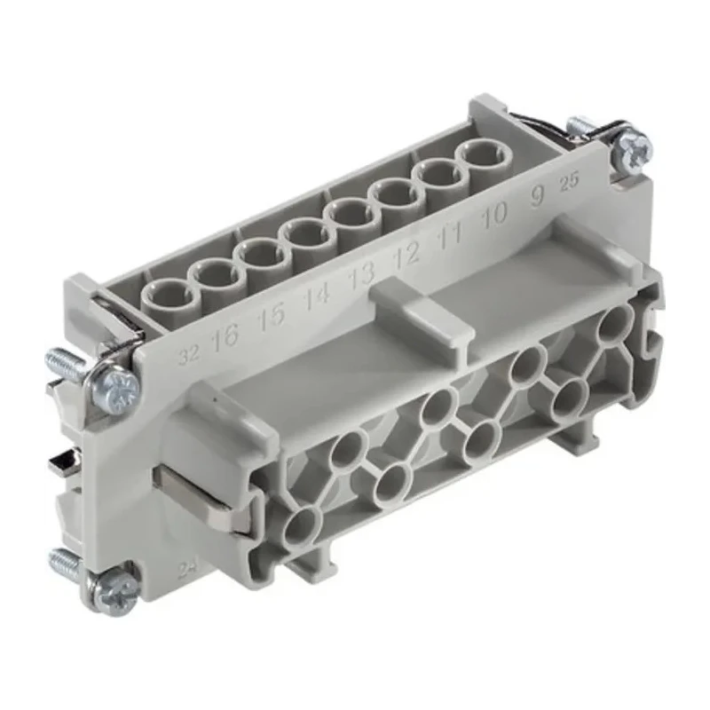 EPIC Heavy Duty Power Connector Module, 16A Current Rating, 600V, H-BE Series Female, 16 Contacts, Cable Mount 10195000